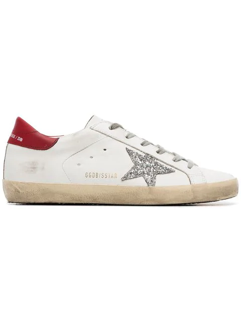 golden goose silver glitter star