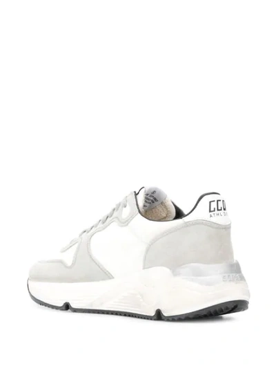 Shop Golden Goose Running Sole Sneakers In White