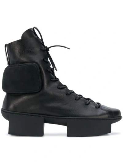 Shop Trippen Ankle Lace-up Boots - Black