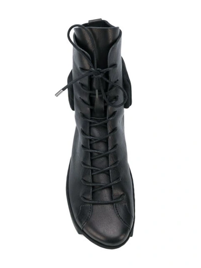 Shop Trippen Ankle Lace-up Boots - Black
