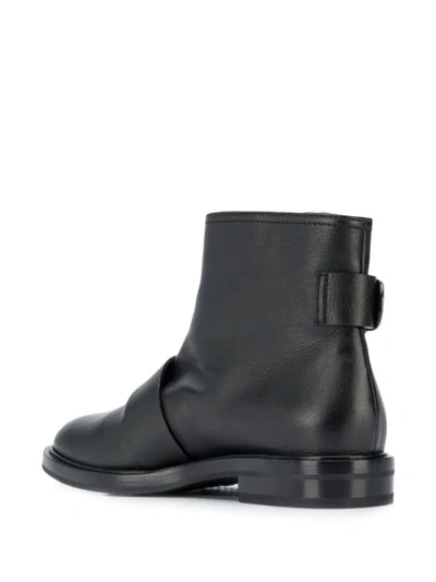 Shop Casadei Zipped Ankle Boots In Black