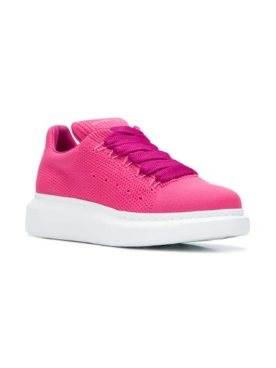Shop Alexander Mcqueen Oversized-sole Sneakers In Pink