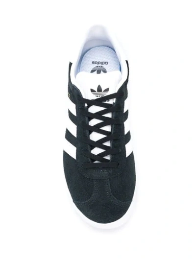 Shop Adidas Originals Gazelle Sneakers In Cblack/ftwwht