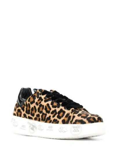 PREMIATA BELLE ANIMAL SNEAKERS - 大地色