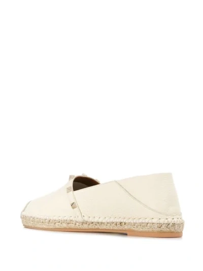 VALENTINO VALENTINO GARAVANI ROCKSTUD ESPADRILLES - 大地色