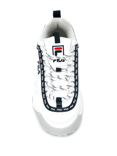 Shop Fila Platform Sneakers In White