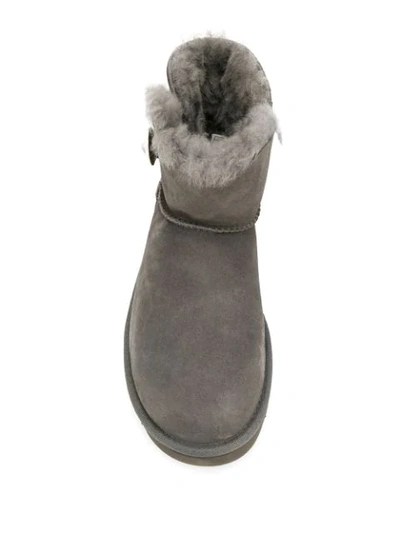 Shop Ugg Mini Bailey Boots In Grey