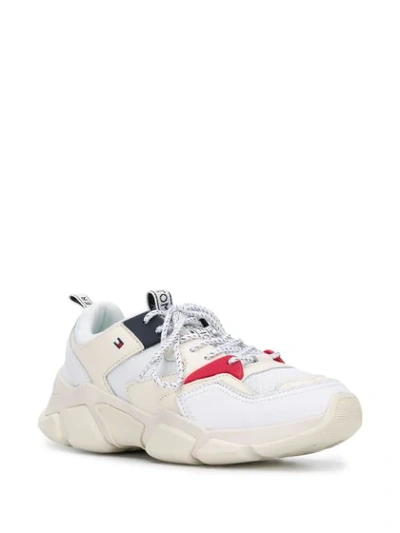 Shop Tommy Hilfiger Chunky Sneakers In White