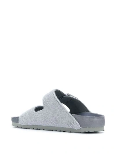 Shop Rick Owens X Birkenstock Arizona Sandals In Grey