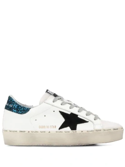 Shop Golden Goose Hi Star Sneakers In White