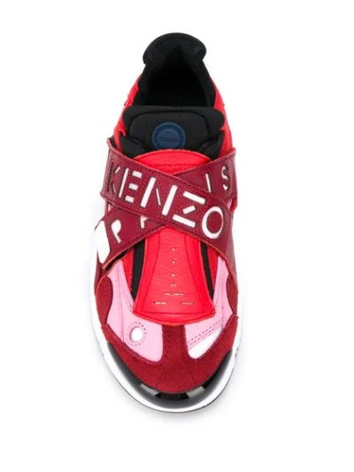 KENZO CHUNKY SOLE SNEAKERS - 红色