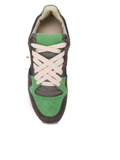 Shop Mm6 Maison Margiela Platform Sneakers In Green