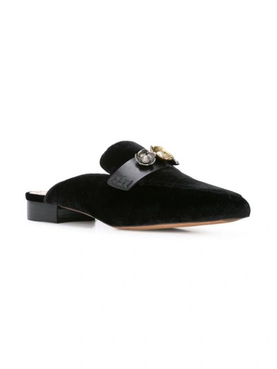 Shop Coach Nova Loafer Slides In Black