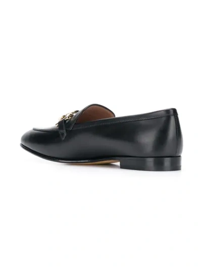 Shop Ferragamo Salvatore  Embellished Loafers - Black