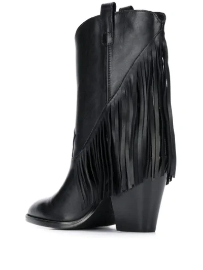 Shop Ash Western Style Boots In Black