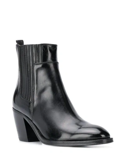 ALBERTO FASCIANI YARA ANKLE BOOTS - 黑色