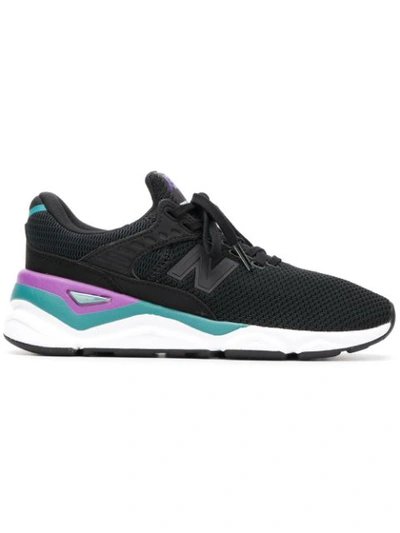New Balance X90 Round Toe Sneakers In Black | ModeSens
