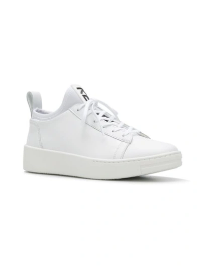 Shop Kenzo K-city Sneakers - White
