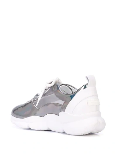 Shop Suecomma Bonnie Holographic Sneakers In Silver