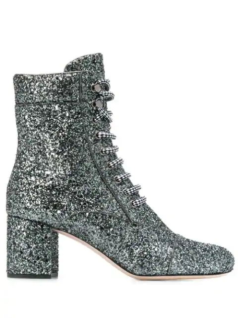 miu miu lace up ankle boots