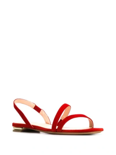 Shop Nicholas Kirkwood Exclusive Casati Pearl Sandals In Red