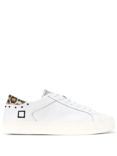 Shop Date Curve Studs Sneakers In White