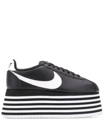 Comme Des Garçons Comme Des Garcons Black Nike Edition Platform Cortez  Trainers | ModeSens