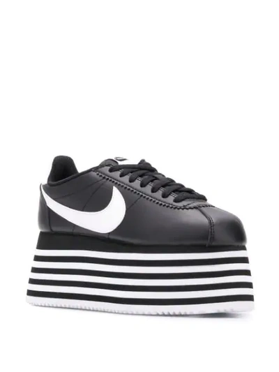 Shop Comme Des Garçons Nike X  Sneakers In Black