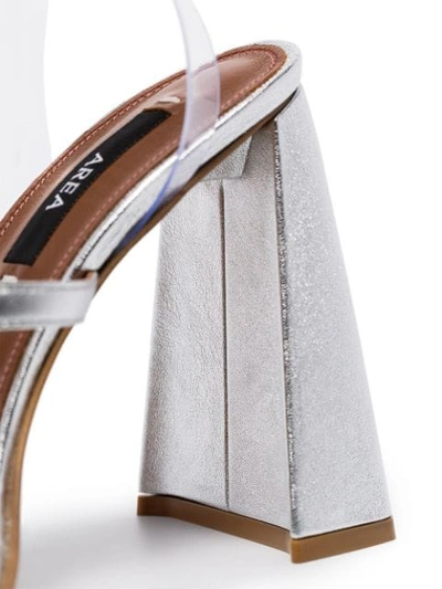 AREA 110水晶镶嵌凉鞋 - 银色