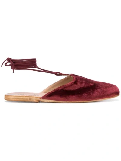 Shop Ancient Greek Sandals Epithymia Sandals In Pink & Purple