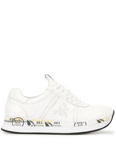 Shop Premiata Conny Sneakers In White