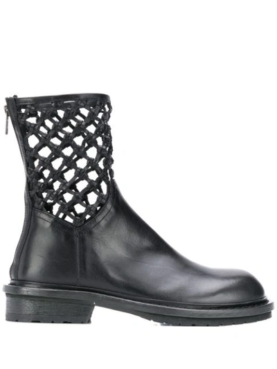 ANN DEMEULEMEESTER TUSCON BOOTS - 黑色