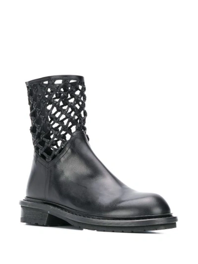Shop Ann Demeulemeester Tuscon Boots In Black
