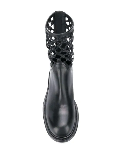Shop Ann Demeulemeester Tuscon Boots In Black