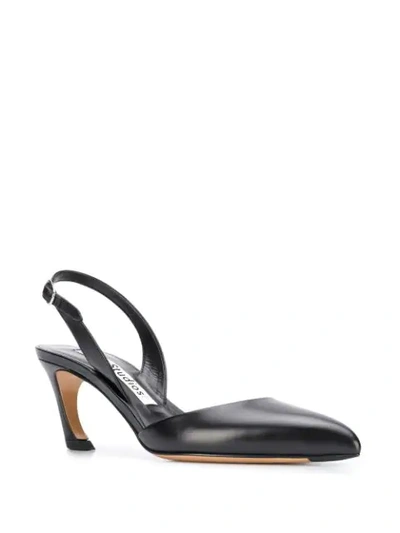 Shop Acne Studios Sling-back Pumps In 900-black