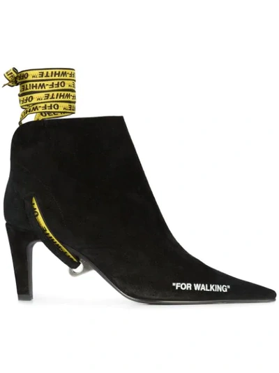 Shop Off-white For Walking Ankle Boots In Black