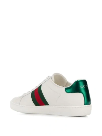 Gucci Women's Ace Sneaker With Three Little Pigs In White | ModeSens