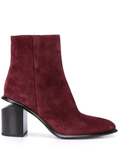 Shop Alexander Wang Anna Ankle Boots In Purple