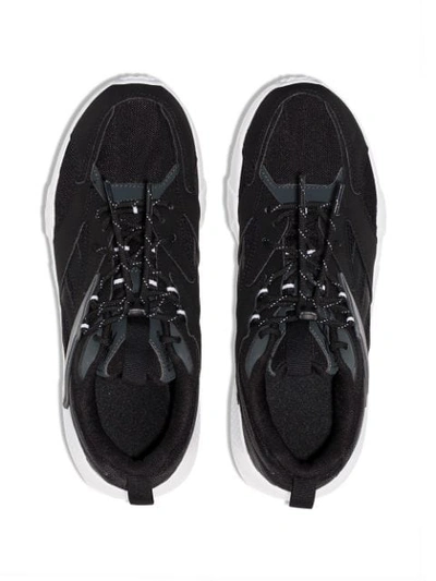 Shop Reebok Aztrek Chunky Sneakers In Black