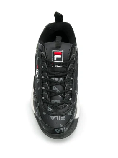 Shop Fila Disruptor Sneakers In Black
