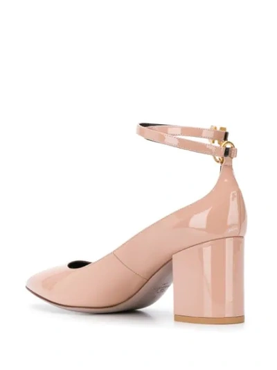 Shop Valentino Ankle Strap Pumps In Pink