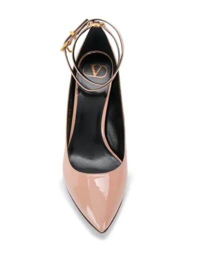 Shop Valentino Ankle Strap Pumps In Pink