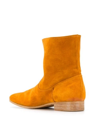Shop Forte Forte Zucca Western Boots In Yellow