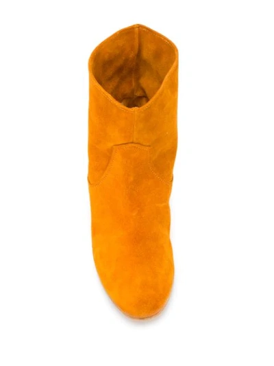 Shop Forte Forte Zucca Western Boots In Yellow