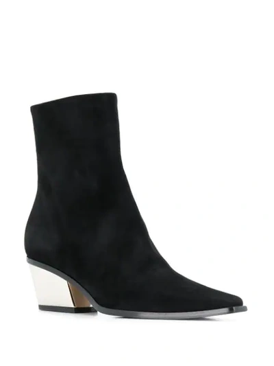 Shop Le Silla Rodeo Ankle Boots In Black