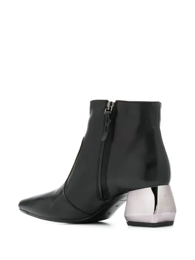 Shop Anna Baiguera Pointed Ankle Boots In Black