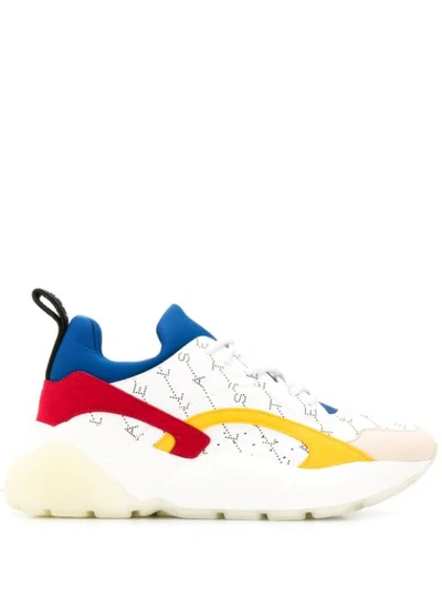 STELLA MCCARTNEY ECLYPSE MONOGRAM SNEAKERS - 白色