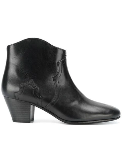 Shop Isabel Marant Dicker Boots In Black