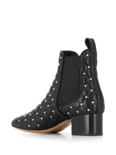 Shop Valentino Rockstud Spike 45mm Ankle Boots In Black