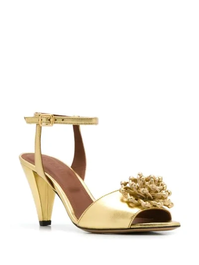 Shop Osman Sandal Shoes In Gold